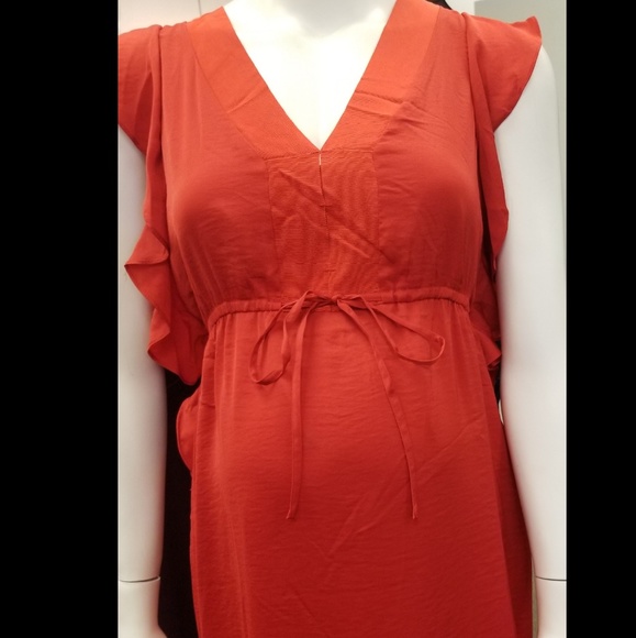 🎉Host Pick 10/29/19💃🏽Pretty Red Maternity Dress - Picture 2 of 4